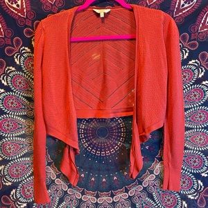 Adorable Candies Pink Crop Cardigan Sweater!
